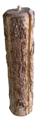 Bild von Finnenkerze gross 90cm mit Zünder