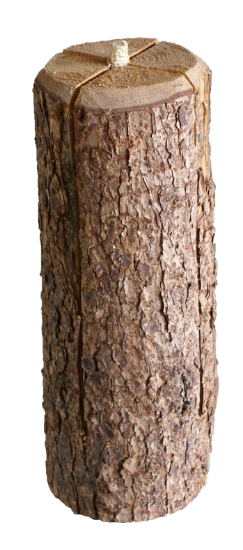 Bild von Finnenkerze mittel 60cm mit Zünder